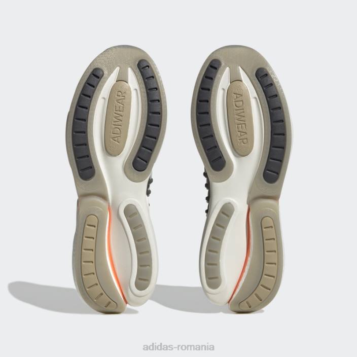 Adidas pantofi alphaboost v1 sustainable boost gri metal adidas unisex gri metal/portocaliu/măsliniu 2JBN12492