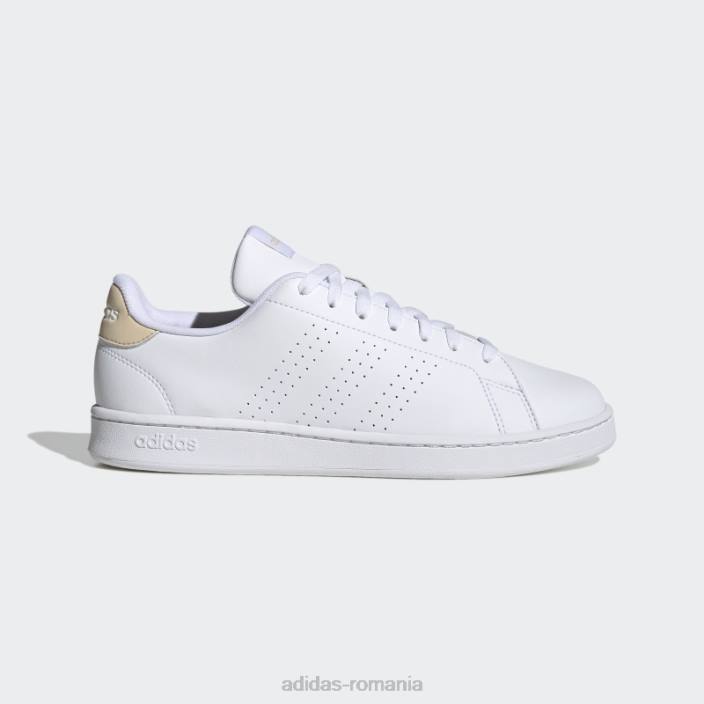 Adidas pantofi avantaj albi unisex nisip alb 2JBN12365