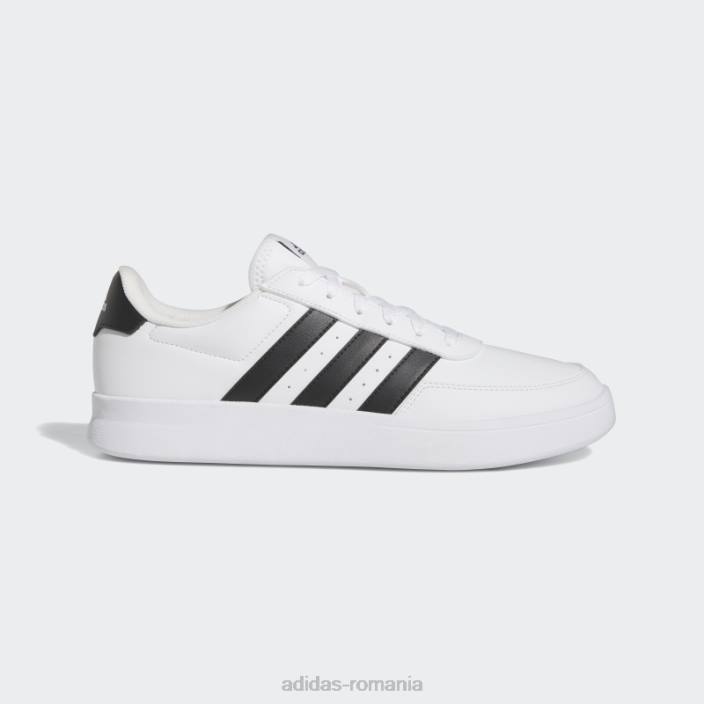 Adidas pantofi breaknet 2.0 albi unisex alb negru 2JBN12211