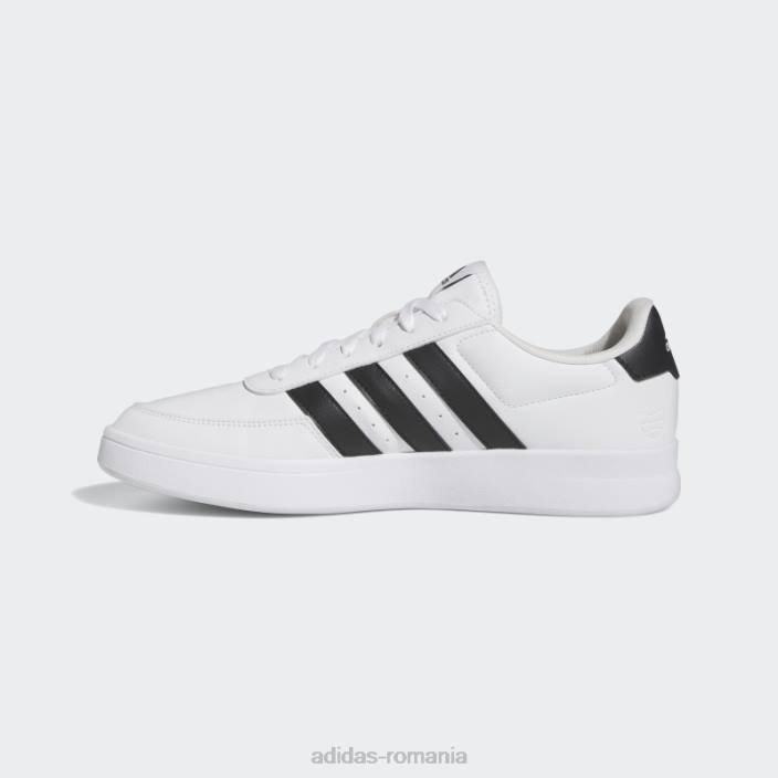 Adidas pantofi breaknet 2.0 albi unisex alb negru 2JBN12211