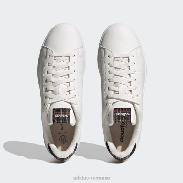 Adidas pantofi de avantaj gri unisex alb/gri 2JBN12338