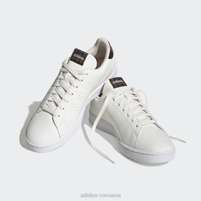 Adidas pantofi de avantaj gri unisex alb/gri 2JBN12338