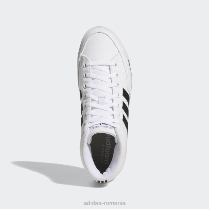 Adidas pantofi de skateboarding retrovulc mid canvas alb unisex alb/negru/gri 2JBN12556