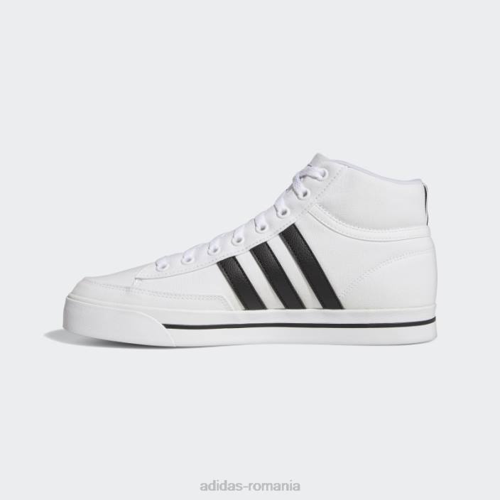 Adidas pantofi de skateboarding retrovulc mid canvas alb unisex alb/negru/gri 2JBN12556