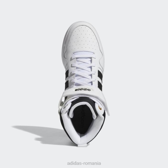 Adidas pantofi medii postmove albi unisex alb/negru/auriu metalic 2JBN12451