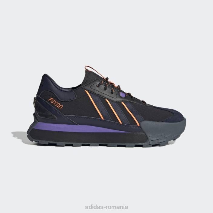 Adidas pantofi negri futro mixr unisex papură neagră/cerneală/violet 2JBN12359