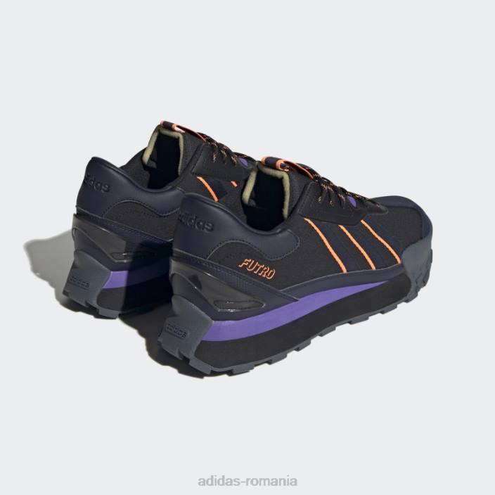 Adidas pantofi negri futro mixr unisex papură neagră/cerneală/violet 2JBN12359