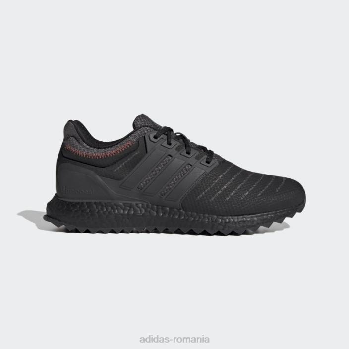 Adidas pantofi negri ultraboost dna xxii lifestyle running sportswear capsulă colecție unisex negru/carbon/rosu 2JBN3899