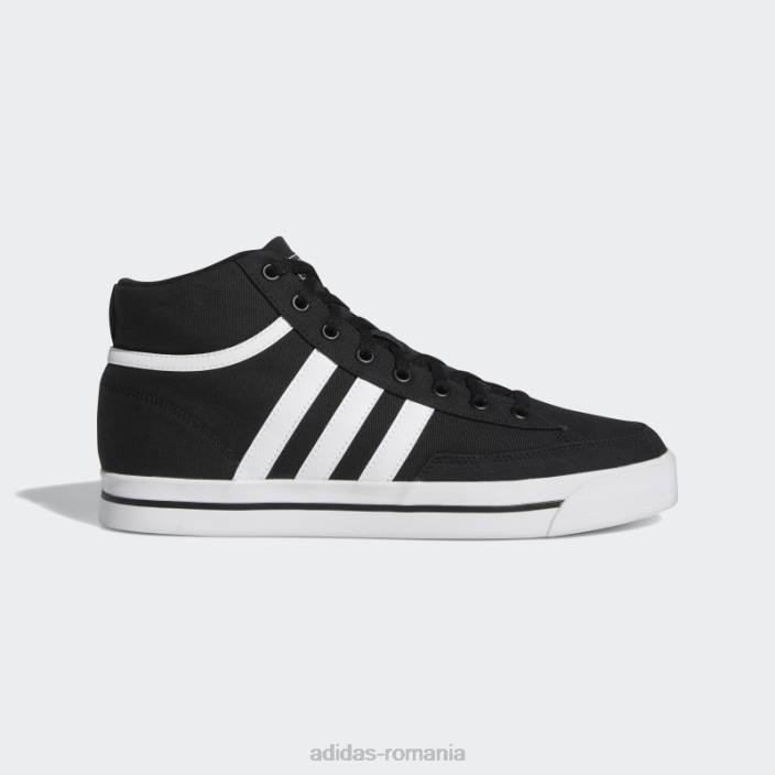 Adidas pantofi skateboarding retrovulc mid canvas negru adidas unisex alb negru 2JBN12486