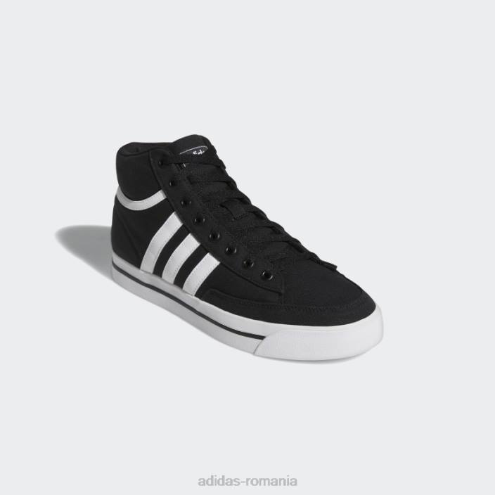 Adidas pantofi skateboarding retrovulc mid canvas negru adidas unisex alb negru 2JBN12486
