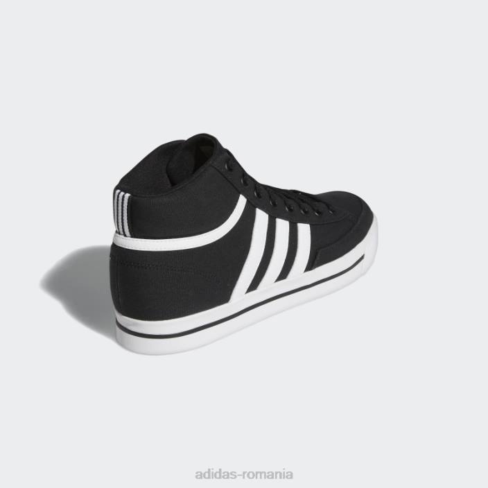 Adidas pantofi skateboarding retrovulc mid canvas negru adidas unisex alb negru 2JBN12486