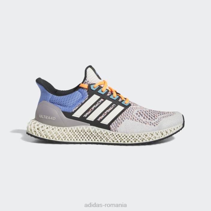 Adidas pantofi ultra 4d albi fierbinți unisex alb/albastru 2JBN4613