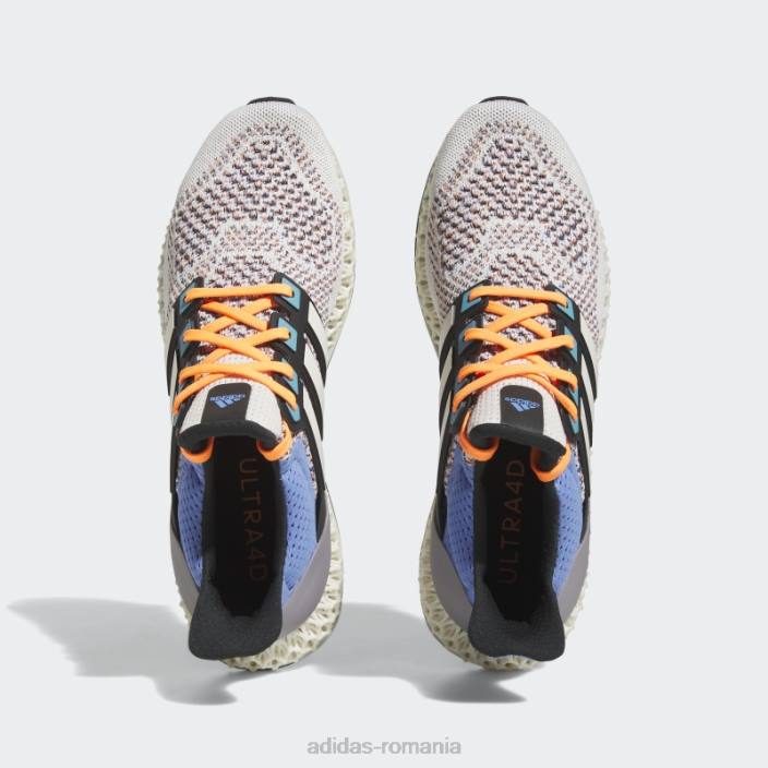 Adidas pantofi ultra 4d albi fierbinți unisex alb/albastru 2JBN4613