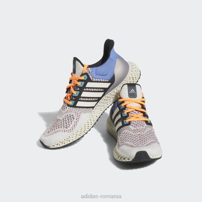 Adidas pantofi ultra 4d albi fierbinți unisex alb/albastru 2JBN4613