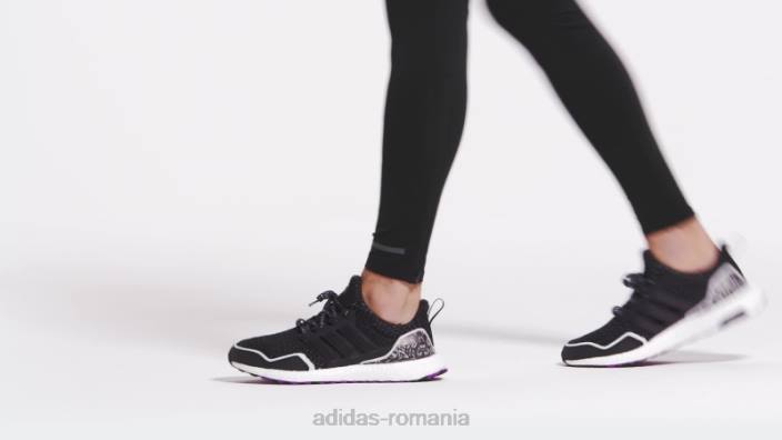 Adidas pantofi ultraboost 5.0 x marvel black panther negru unisex negru/alb/violet 2JBN4004