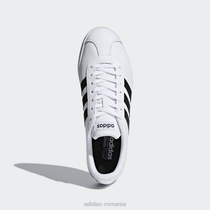 Adidas pantofi vl court 2.0 alb adidas unisex alb negru 2JBN12264