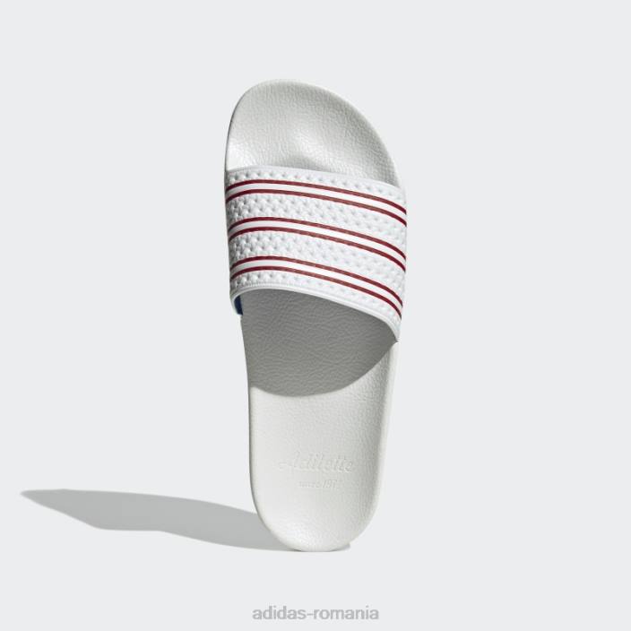 Adidas papuci adilette alb adidas unisex alb/rosu/albastru regal 2JBN12522