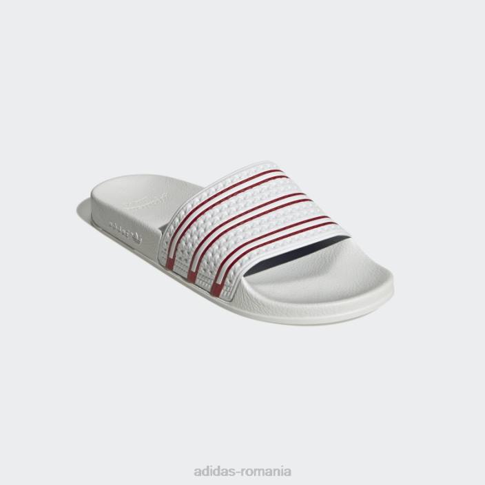 Adidas papuci adilette alb adidas unisex alb/rosu/albastru regal 2JBN12522