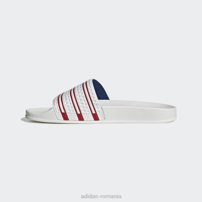 Adidas papuci adilette alb adidas unisex alb/rosu/albastru regal 2JBN12522