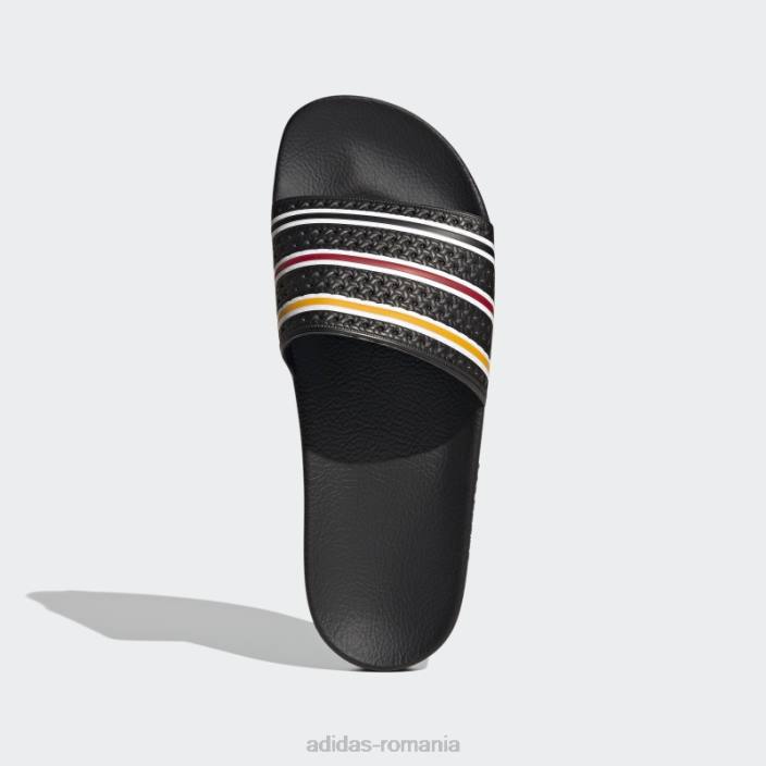 Adidas papuci adilette negru adidas unisex negru/alb/colegiu auriu 2JBN12552