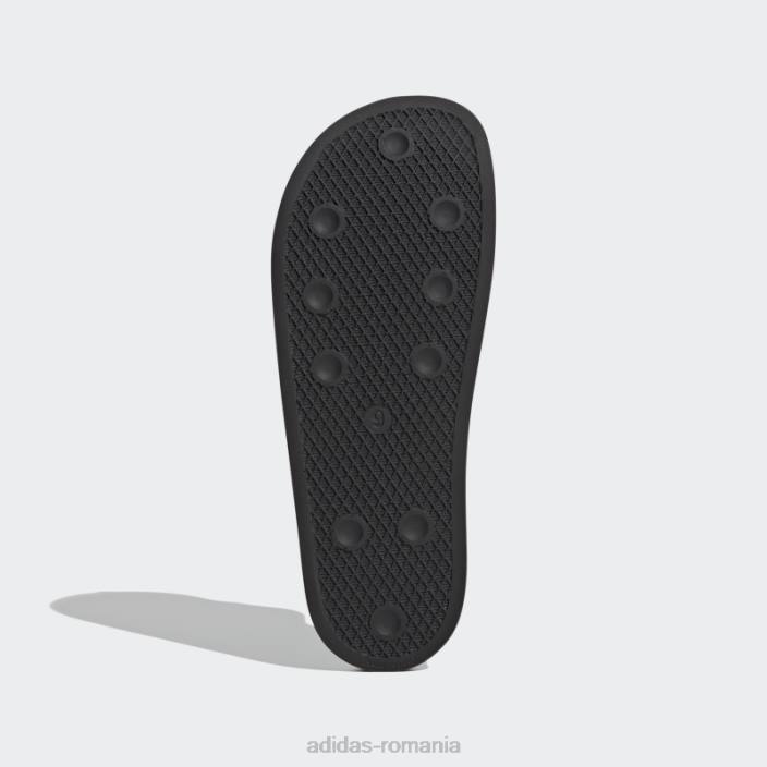 Adidas papuci adilette negru adidas unisex negru/alb/colegiu auriu 2JBN12552