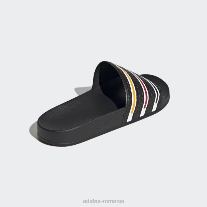 Adidas papuci adilette negru adidas unisex negru/alb/colegiu auriu 2JBN12552