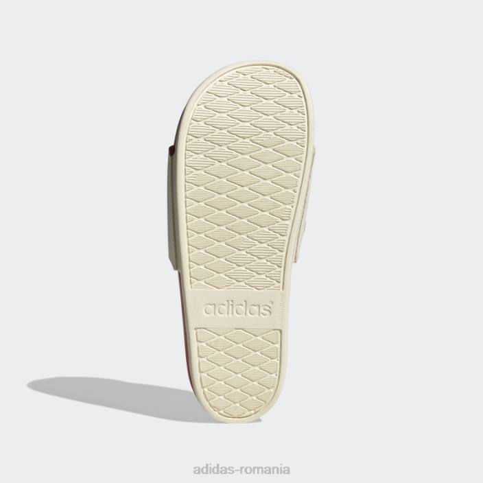 Adidas sandale adilette comfort alb adidas unisex alb/rosu/auriu metalic 2JBN366
