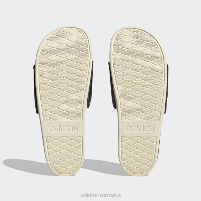 Adidas sandale adilette confort ecru tint unisex nuanță neagră/ecru 2JBN12551