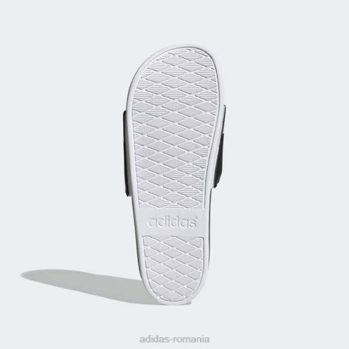 Adidas sandale adilette confort negre unisex alb negru 2JBN176
