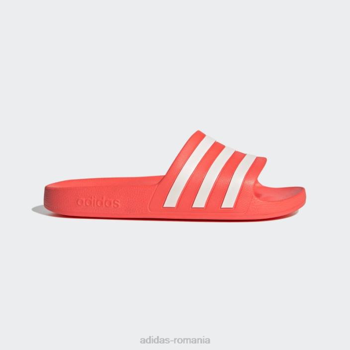 Adidas sandale roșii adilette aqua adidas unisex rosu alb 2JBN12339