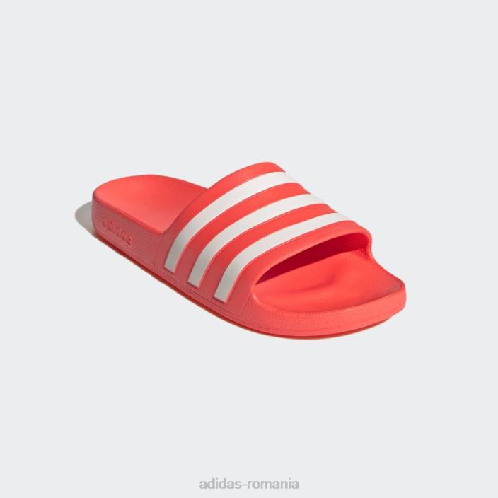 Adidas sandale roșii adilette aqua adidas unisex rosu alb 2JBN12339
