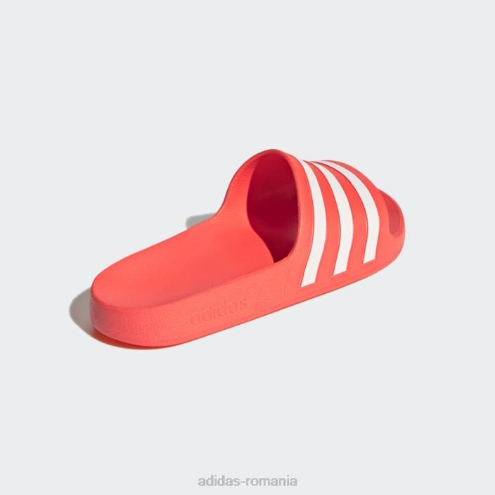 Adidas sandale roșii adilette aqua adidas unisex rosu alb 2JBN12339