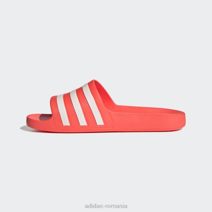 Adidas sandale roșii adilette aqua adidas unisex rosu alb 2JBN12339