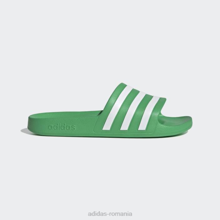Adidas sandale verde adilette aqua adidas unisex verde/alb 2JBN12843