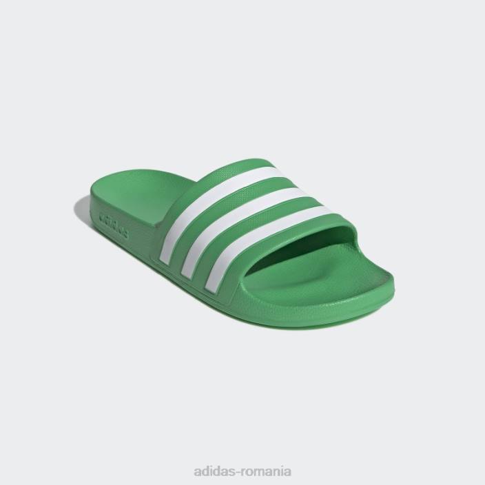 Adidas sandale verde adilette aqua adidas unisex verde/alb 2JBN12843
