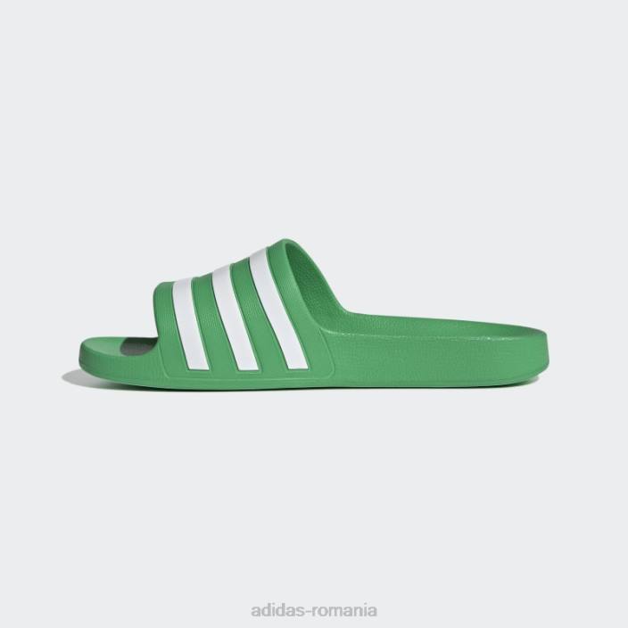 Adidas sandale verde adilette aqua adidas unisex verde/alb 2JBN12843