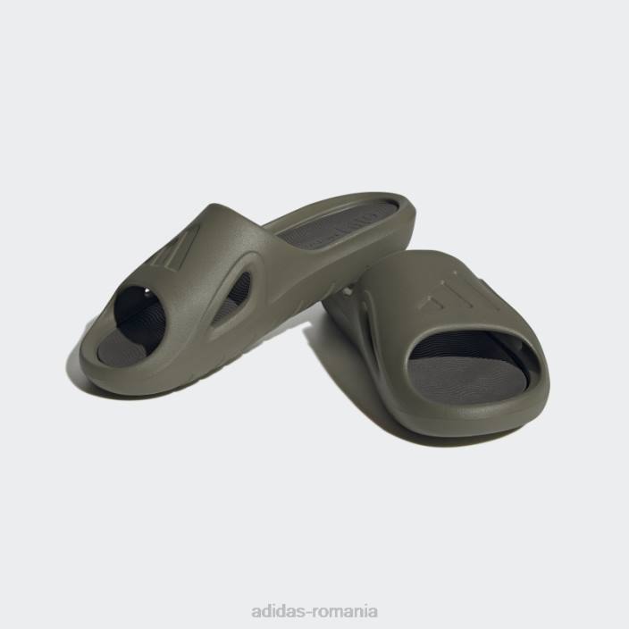 Adidas tobogane adicane de măsline unisex măsline 2JBN4102