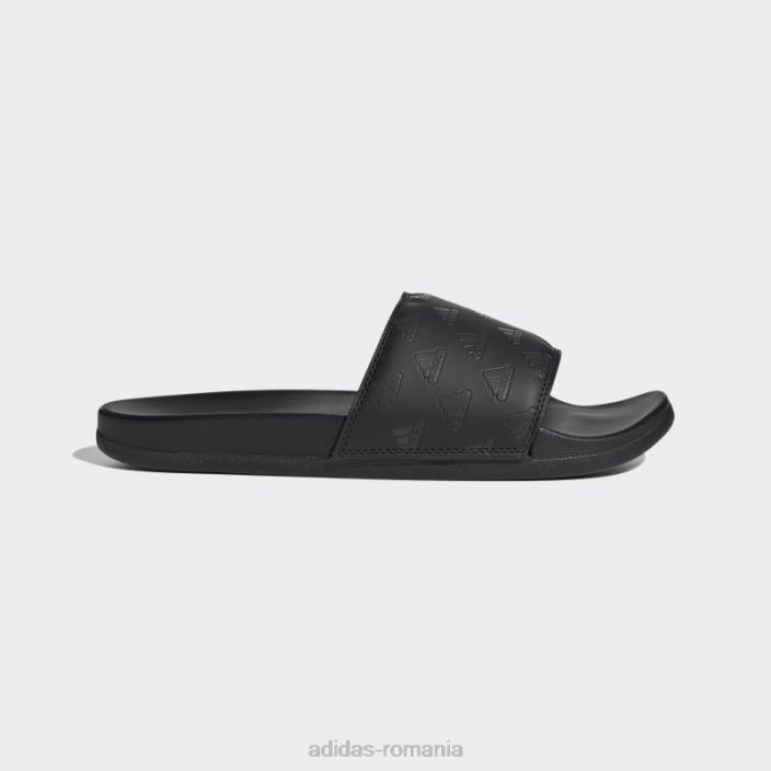 Adidas tobogane adilette comfort carbon unisex negru/carbon 2JBN91
