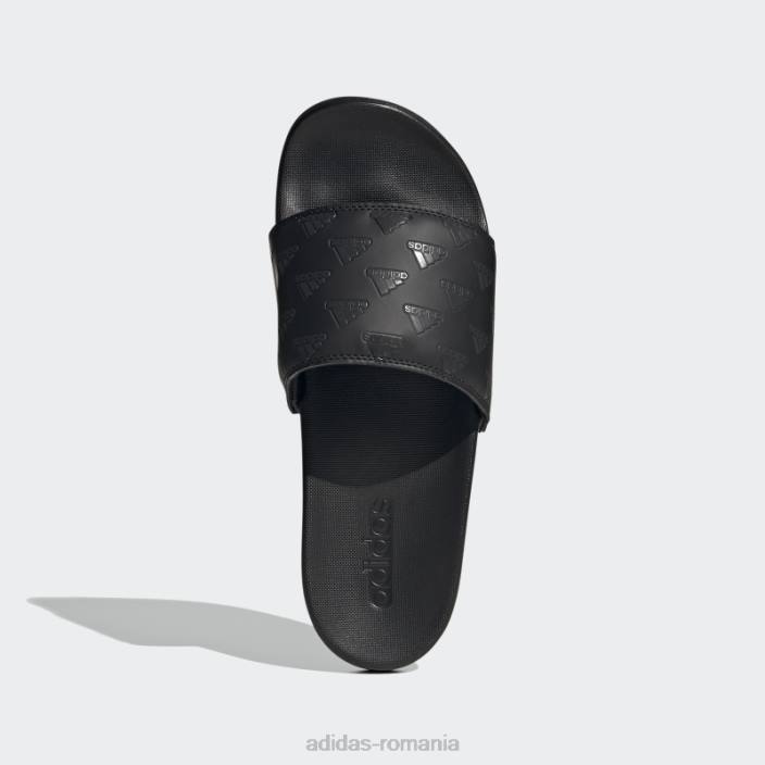 Adidas tobogane adilette comfort carbon unisex negru/carbon 2JBN91