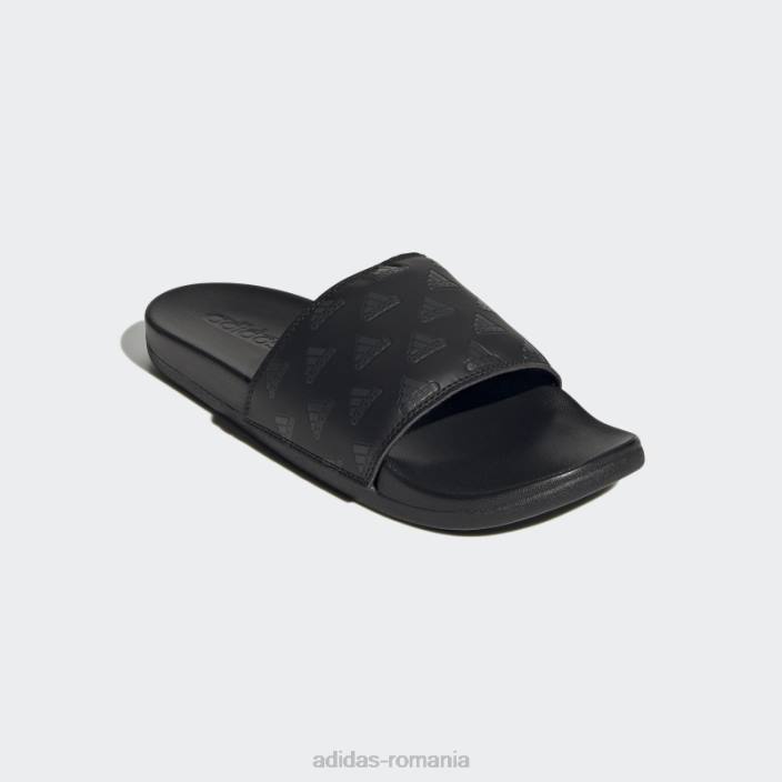 Adidas tobogane adilette comfort carbon unisex negru/carbon 2JBN91