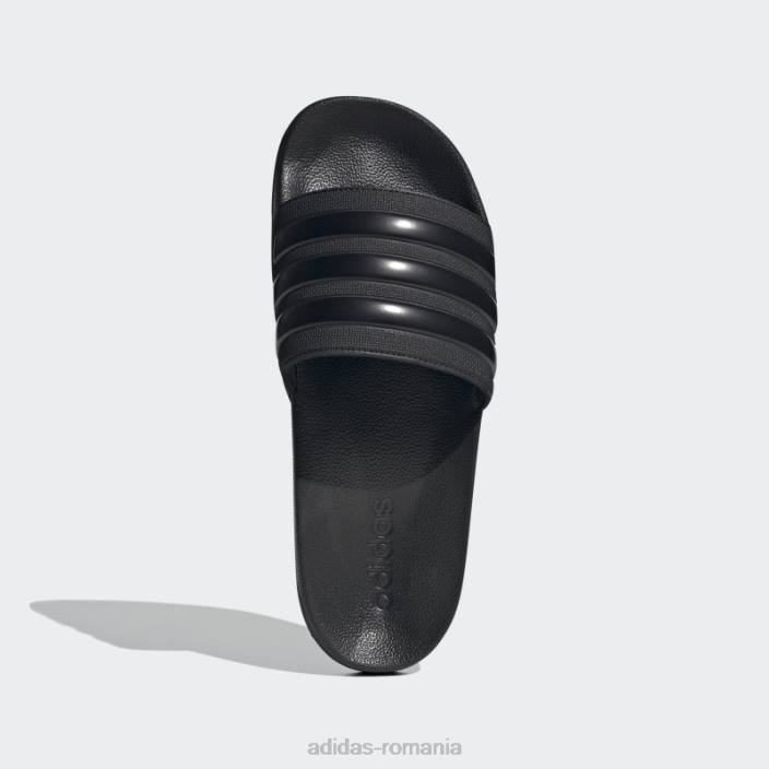 Adidas tobogane de dus adilette negre unisex negru 2JBN12385