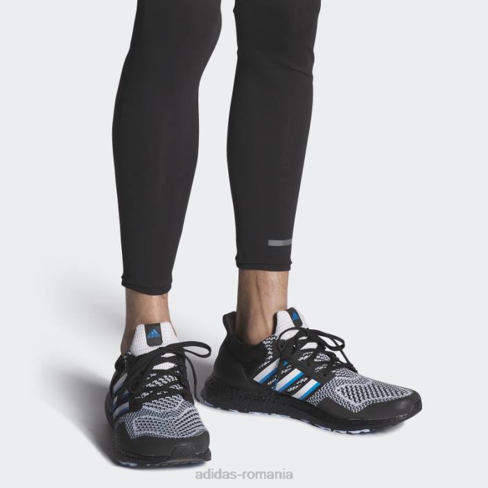 Adidas ultraboost 1.0 dna rațe puternice șoimi alergare îmbrăcăminte sport pantofi stil de viață negri unisex papură negru/alb/albastru 2JBN590