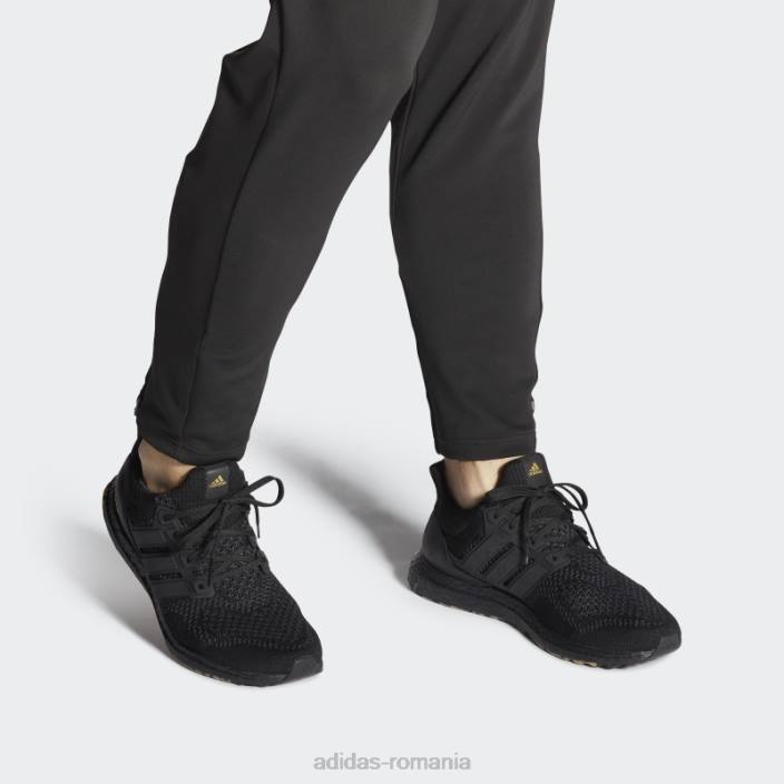 Adidas ultraboost 1.0 dna running sportswear lifestyle pantofi negri unisex negru/gumă 2JBN4334