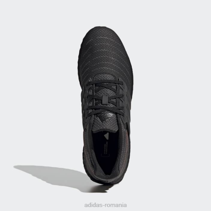 Adidas ultraboost dna xxii lifestyle running sportswear capsulă colecție pantofi negri unisex negru/carbon/rosu 2JBN236