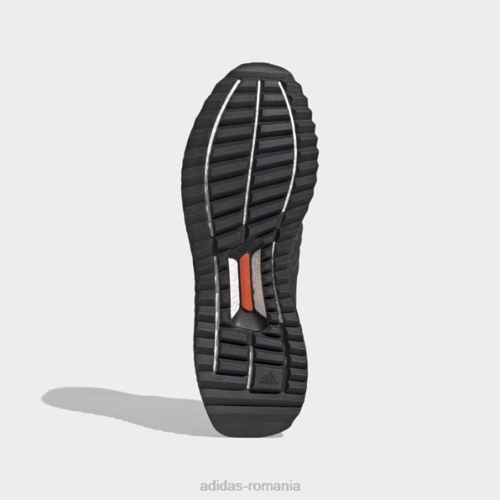 Adidas ultraboost dna xxii lifestyle running sportswear capsulă colecție pantofi negri unisex negru/carbon/rosu 2JBN236