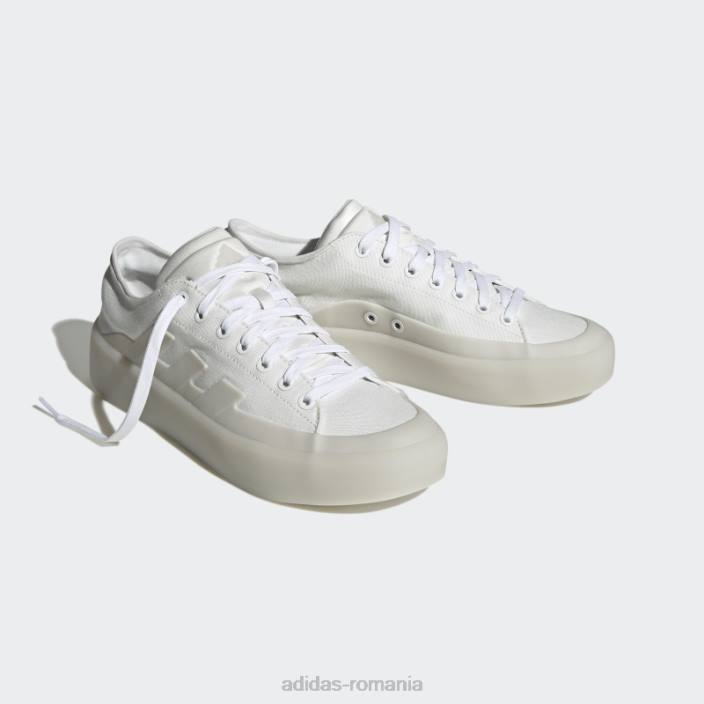 Adidas znsored pantofi albi unisex alb 2JBN4136
