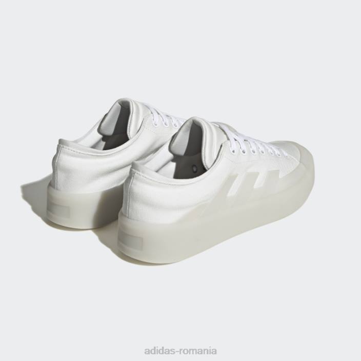 Adidas znsored pantofi albi unisex alb 2JBN4136