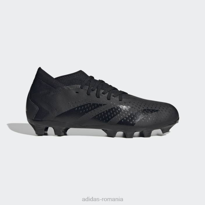 Adidas acuratețea prădătorului negru.3 cizme multi-sol unisex alb negru 2JBN12736
