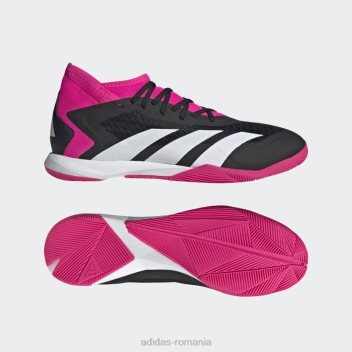 Adidas acuratețea prădătorului roz.3 cizme de interior moda unisex negru/alb/roz 2JBN1359