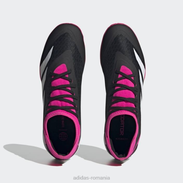 Adidas acuratețea prădătorului roz.3 cizme de interior moda unisex negru/alb/roz 2JBN1359